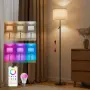 Умна подова лампа DUSKTEC с регулируема височина и Alexa, снимка 1
