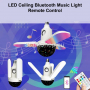 LED Лампа с колона и цветомузика, снимка 1 - Bluetooth тонколони - 36272250