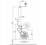Маневрено опорно колело за ремарке и каравани, снимка 5