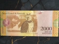 Банкнота - Венецуела - 2000 боливара UNC | 2016г., снимка 2