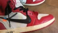 Off-White × Nike Air Jordan 1 Retro High The Ten "Chicago" AA3834-101 Размер EUR 44/UK 9 41-14-S, снимка 6