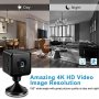 Нова Шпионска мини скрита камера за сигурност наблюдение охрана дом 4K HD, снимка 3