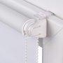 Бяла завеса на руло с механизъм , Amazon Basics Curtain, White, 76 x 150 cm ,, снимка 1 - Щори - 35982012