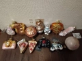 Уникални и красиви стъклени играчки за елха., снимка 1