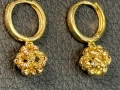 Златни обеци  Топчета ЧИСТО НОВИ 14 карата 585 zlatni obeci zlaten gold, снимка 2