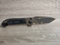 Microtech LUDT Gen III T/E Signature Automatic Knife Badlands Camo Aluminum M390MK by Tony Marfione., снимка 7