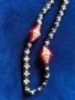старинно колие от мъниста синци за народна носия, снимка 5