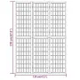 vidaXL Параван за стая, 3 панела, в японски стил, 120x170 cм, бял, снимка 7