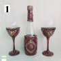  Подаръчни комплекти  за вино /ракия/, снимка 1 - Декорация за дома - 19274800