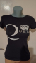 ДАМСКА ЧЕРНА ТЕНИСКА - Размер S , снимка 2