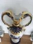 Royal Dux Bohemia 63см-5кг/Роял Дюкс Бохемия голяма стара порцеланова ваза с дръжки, снимка 2