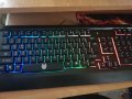 НОВА Светеща Клавиатура Gaming A+ Ghost, Метална, Rainbow подсветка, снимка 2