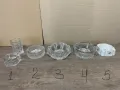 Вази и комплект ваза  и  пепелник - кристални, стъклени и рисувани., снимка 3