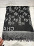 Chanel плътен шал сиво/черен, снимка 1