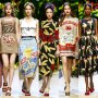 Рокля Долче*D&G pizza printing dress, снимка 2
