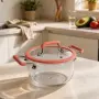 Тенджера от боросиликатно стъкло със силиконови дръжки, снимка 5
