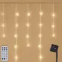 Соларна лампа,  дъжд 200LED 12MF-TIMER, снимка 1