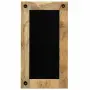 vidaXL Огледало, мангово дърво масив, 50x110 см, снимка 4