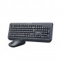 Комплект мишка и клавиатура Loshine T7800, Безжични, Черни, снимка 2