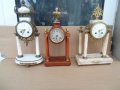 Лот 3бр. каминни/портални старинни часовници/Франция, снимка 1 - Антикварни и старинни предмети - 34836020