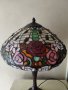 настолна лампа стил тифани-рози, снимка 2