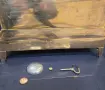 Франция 1827г/62см-12кг/стар фигурален каминен часовник Юлий Цезар/бронз-злато, снимка 18