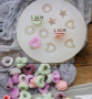 3d Мини кръгчета сърца Маршмелоу корнфлейкс зърнена закуска силиконов молд форма фондан смола декор , снимка 1