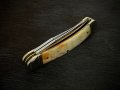 Колекционерски сгъваем джобен нож (Sowbelly Trapper Bone).RR1908, снимка 6