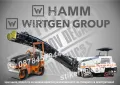 HAMM Writgen строителна механизация стикери надписи фолио, снимка 1