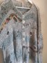 Ръчно плетена спорно елегантна лятна блуза с големи копчета, снимка 5