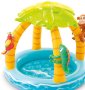 Бебешки басейн-Intex 1.02m x 86cm със сеник, снимка 1 - Басейни и аксесоари - 41567018