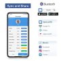 Нов смарт кантар Анализатор на тялото Везна за претегляне Здраве Диета, снимка 4