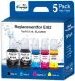 Нов Комплект мастило 102 Epson ET-2850 ET-3850 ET-4850 ET-15000 5 броя за принтер печат, снимка 1