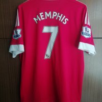 Manchester United Memphis Depai Adidas оригинална футболна фланелка тениска Манчестър Юнайтед екип , снимка 1 - Тениски - 41670342