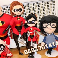 Феноменалните плюшени играчки The incredibles , снимка 5 - Плюшени играчки - 41456417