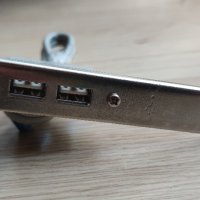 Двоен USB кабел с планка за компютър , снимка 2 - Кабели и адаптери - 42474333