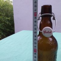 Vintage Grolsch Бирена бутилка с порцеланова капачка, снимка 10 - Други ценни предмети - 34754025