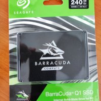 Нов хард диск 240GB SSD Seagate Barracuda Q1, снимка 1 - Твърди дискове - 39753045