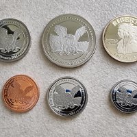 САЩ. Лот монети. от 1 цент до 1 долар. Нови. 5 бройки., снимка 15 - Нумизматика и бонистика - 42458699