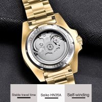 PAGANI DESIGN автоматичен часовник с Японски механизъм SEIKO NH35,стъкло сапфир,водоустойчив, снимка 2 - Мъжки - 41398775