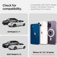 Стойка за телефон за кола, за Стойка за телефон за кола, за Tesla Model 3/Y/X/S и iPhone 15,14,13,12, снимка 2 - Зарядни за кола - 42732233