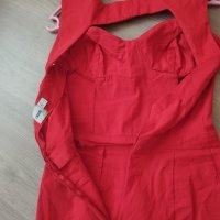 Елегантна червена рокля ASOS, снимка 9 - Рокли - 41584311