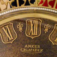 Стенен часовник Anker,позлатен месинг. , снимка 7 - Антикварни и старинни предмети - 41896274