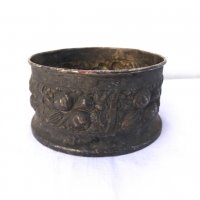 Ръчно кована посребрена купичка №0921, снимка 1 - Антикварни и старинни предмети - 34326246