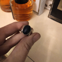 Израелски сребърен пръстен с естествен камък , снимка 5 - Пръстени - 44781604