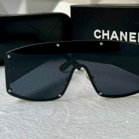 CH дамски слънчеви очила маска с лого, снимка 8 - Слънчеви и диоптрични очила - 44685631