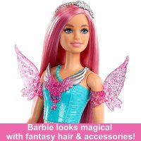 Barbie Doll HLC31 with Two Fairytale Pets and Fantasy Dress, Barbie “Malibu”, снимка 4 - Кукли - 41862588