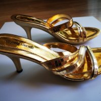 дамски обувки- чехли на ток, снимка 1 - Дамски елегантни обувки - 42280032