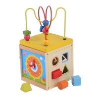 Детски дървен куб, снимка 4 - Образователни игри - 40702445