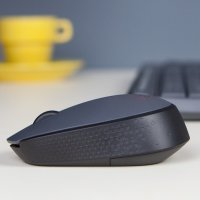 Logitech M170, безжична мишка, (1000 dpi), USB, сива - 24 месеца гаранция **, снимка 4 - Клавиатури и мишки - 35687380